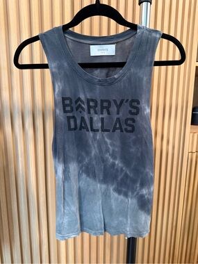 Dallas Women's Gray Tie-Dye Muscle Tee
